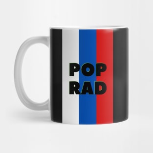 Poprad City in Slovakian Flag Colors Vertical Mug